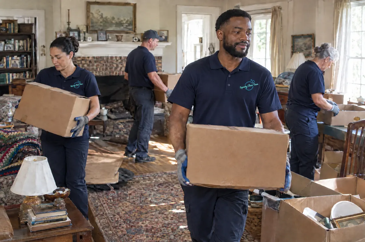 Hoarding Cleanup by Squeaky Clean Team in Alabama